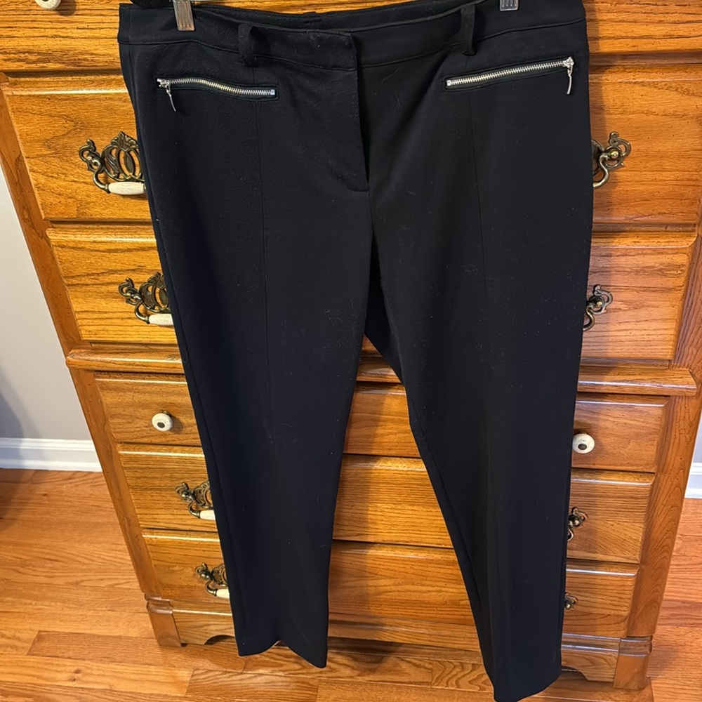 JONES NEW YORK Navy Straighter Leg Dress Pants